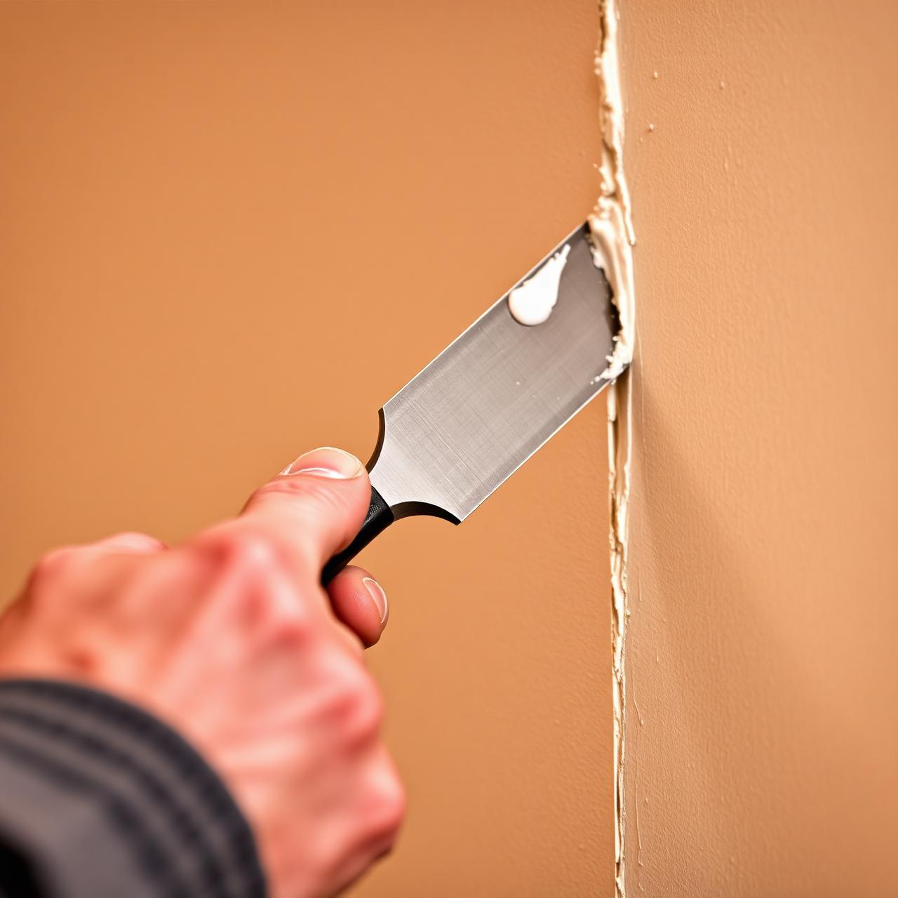 Drywall and plaster craftsmanship detail